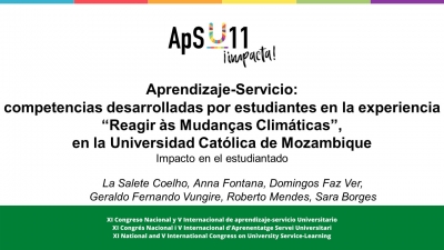 The project ReAct at the Congress on University Service-Learning