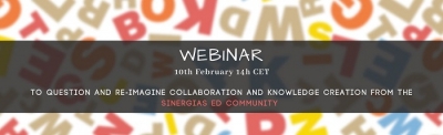 Webinar Sinergias ED, 10th February 2020, 14h Amsterd&atilde;, Berlim, Roma, Estocolmo, Viena