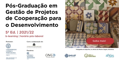 P&oacute;s Gradua&ccedil;&atilde;o em Gest&atilde;o de Projetos de Coopera&ccedil;&atilde;o para o Desenvolvimento - 5&ordf; Edi&ccedil;&atilde;o